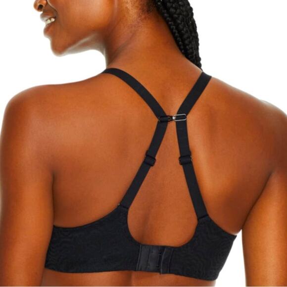 ^NWOT Chantelle C401474 C Jolie Custom Coverage Tshirt Black Bra – Sz 38DDD - Picture 2 of 12